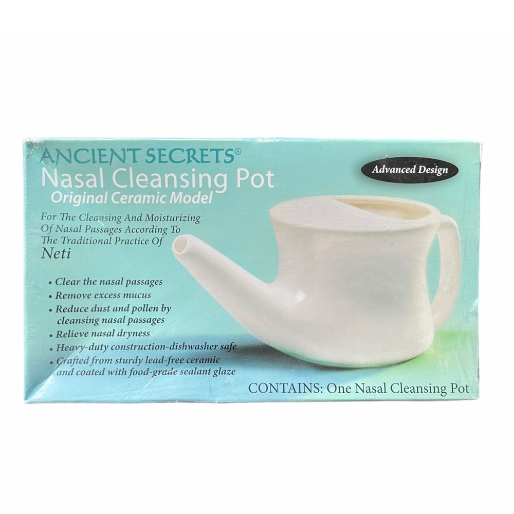 Ancient Secrets Nasal Cleansing Pot- NEW / Sealed